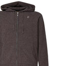 K-Way Marcy Lambswool Zip Hoodie - Dark Brown