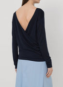 Nina Ricci - Pull Col Rond - Navy - Femme