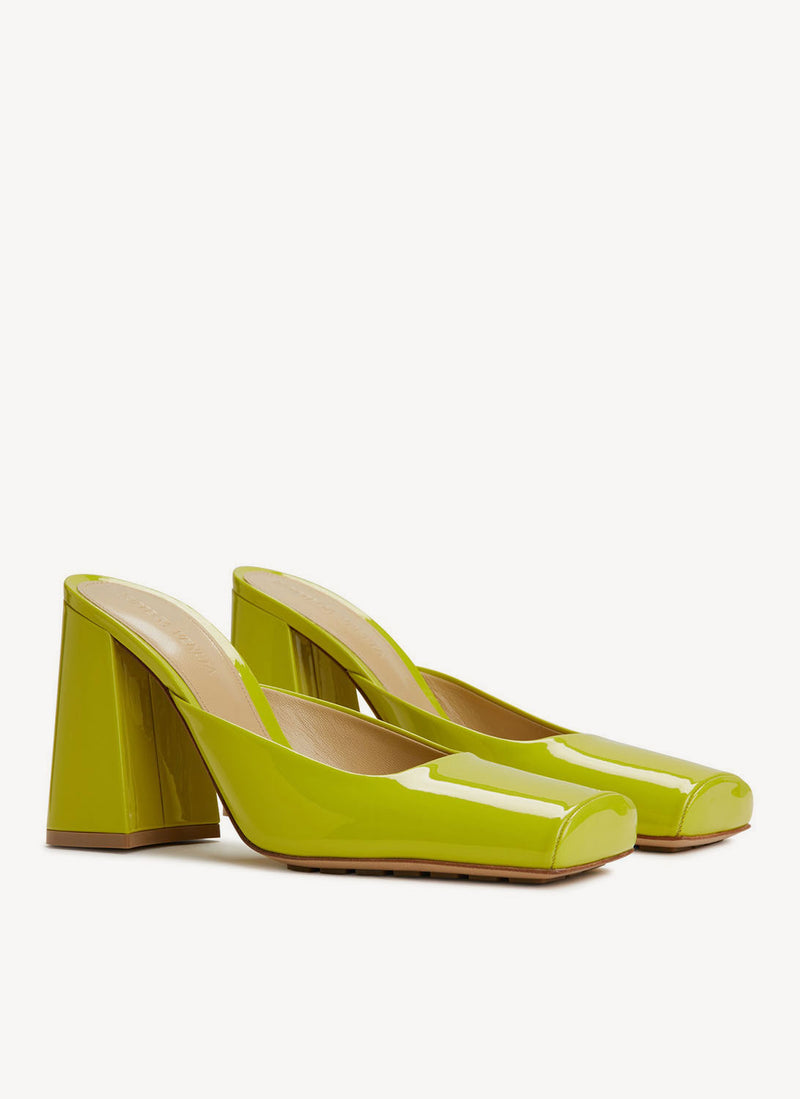 Bottega Veneta - Mules Vernies - Green - Femme