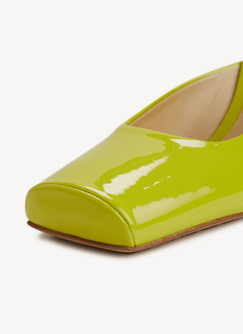 Bottega Veneta - Mules Vernies - Green - Femme