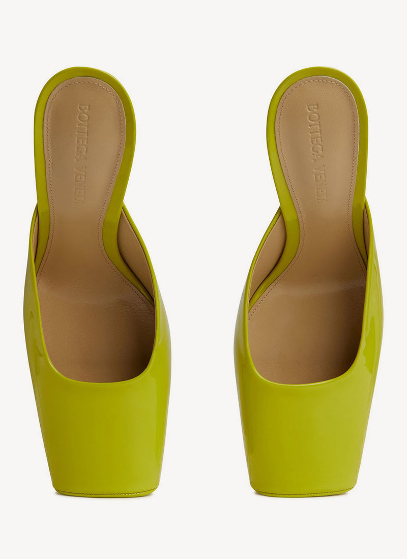 Bottega Veneta - Mules Vernies - Green - Femme