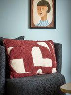 Olica - Set of 2 Cushions - Red - Oeko-Tex® Cotton