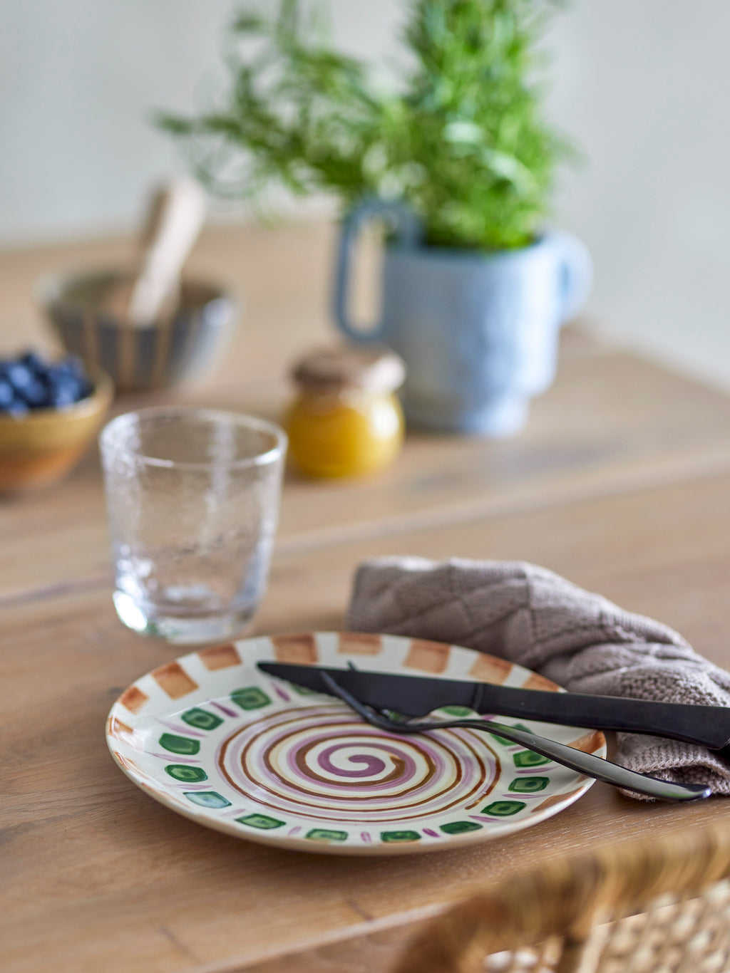 Shama - Plate - Multicolour - Stoneware