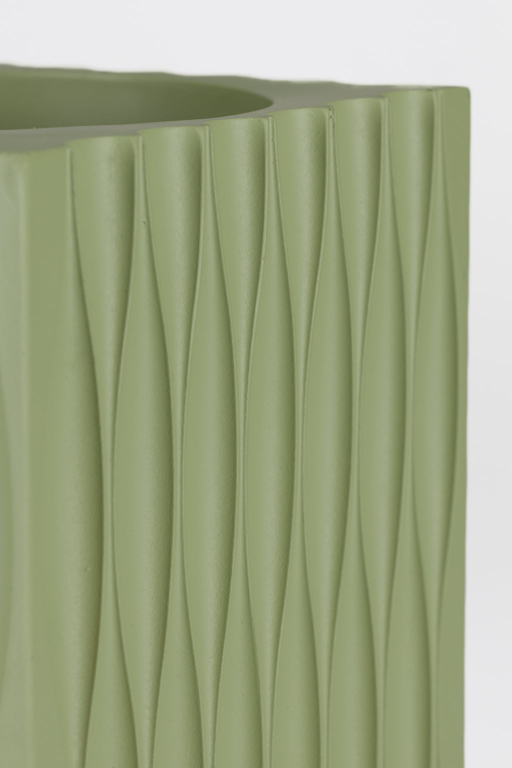 Riley - Vase - Resin - Stone Green