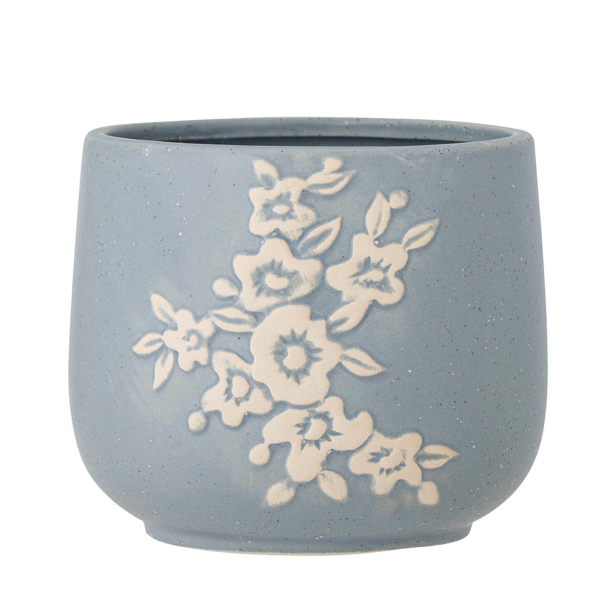 Betino - Set of 6 Plant Pots - Blue - Stoneware