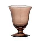 Florentine - Set of 12 Wine Glasses - Brown - Recycled Glass