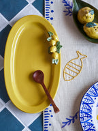 Limone - Plato de Servicio - Amarillo - Gres