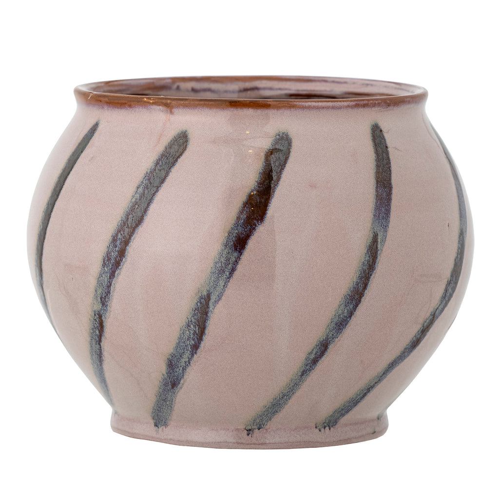 Iman - Cache-Pot - Rose Poudré - Grès