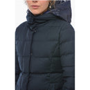 Quilted Down Jacket With Removable Chest Piece