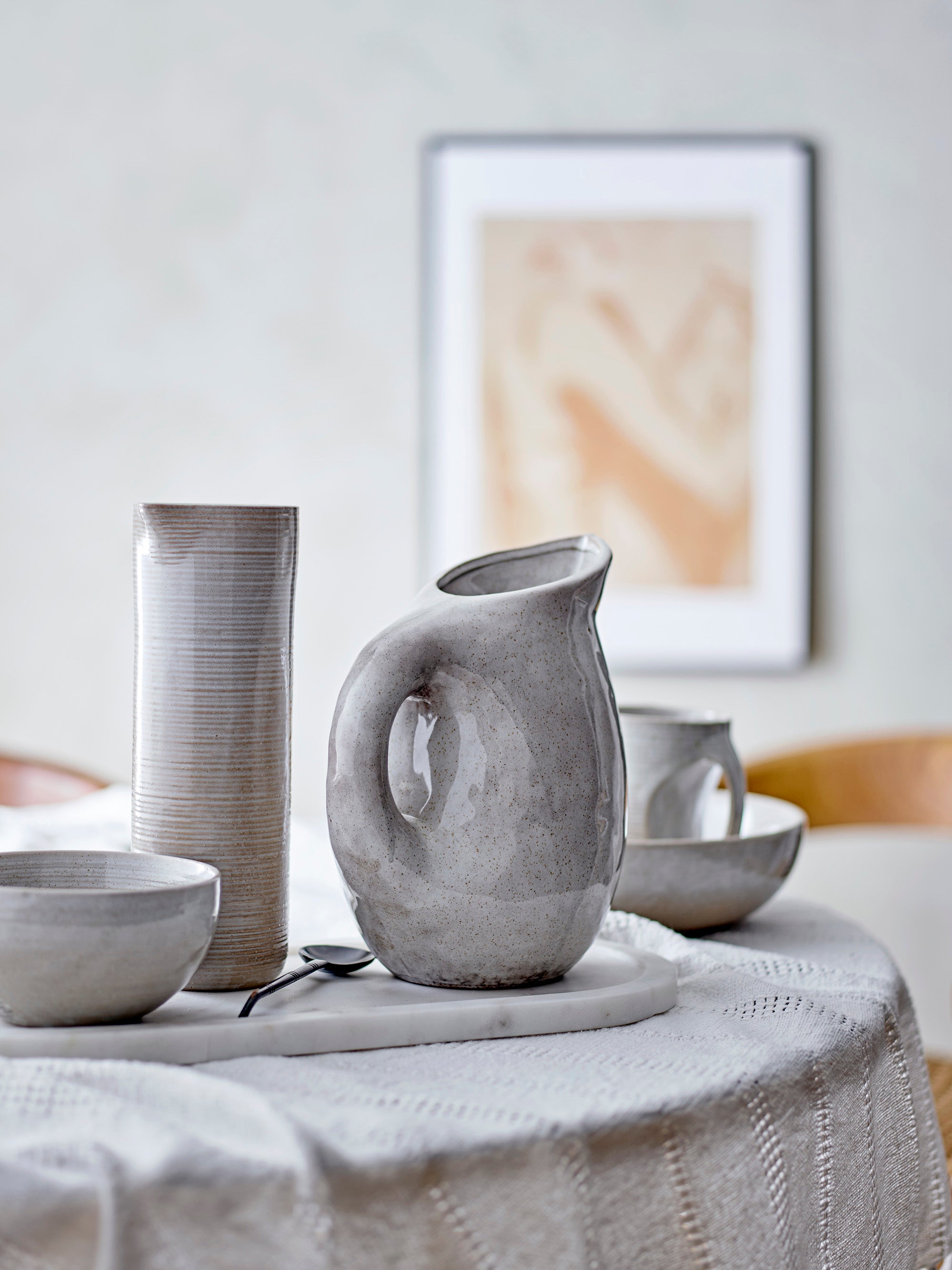 Taupe - Lote de 12 Cuencos - Gris - Gres