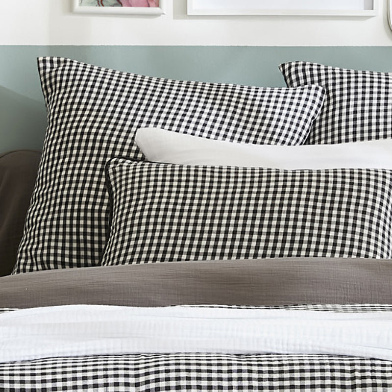 Taie D'Oreiller - Gaze De Coton - Vickie - Truffe