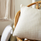 Vickie - Coussin - Gaze De Coton - Pampa