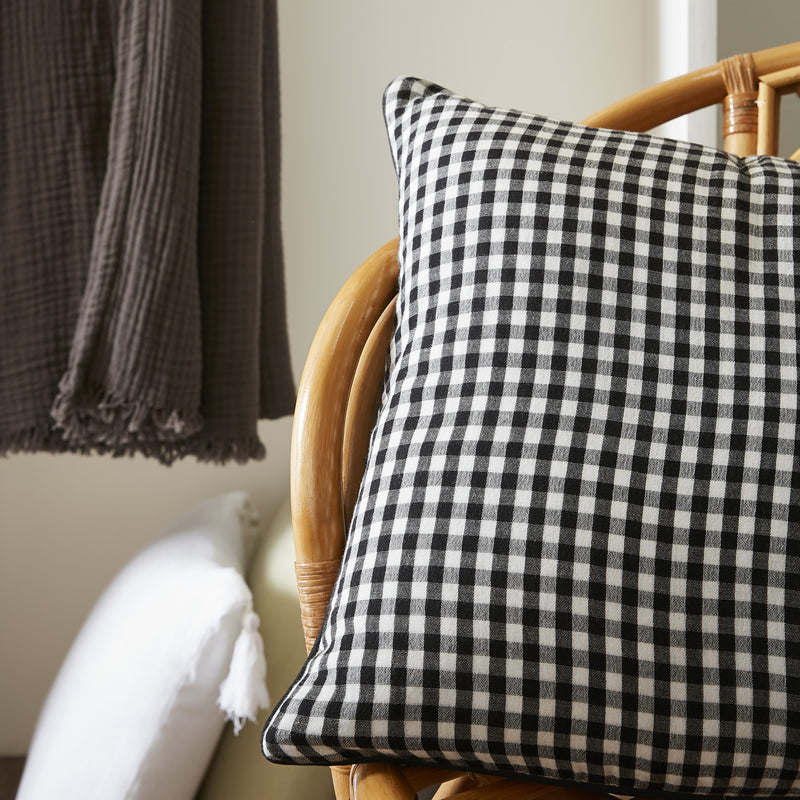 Coussin - Gaze De Coton - Vickie - Truffe