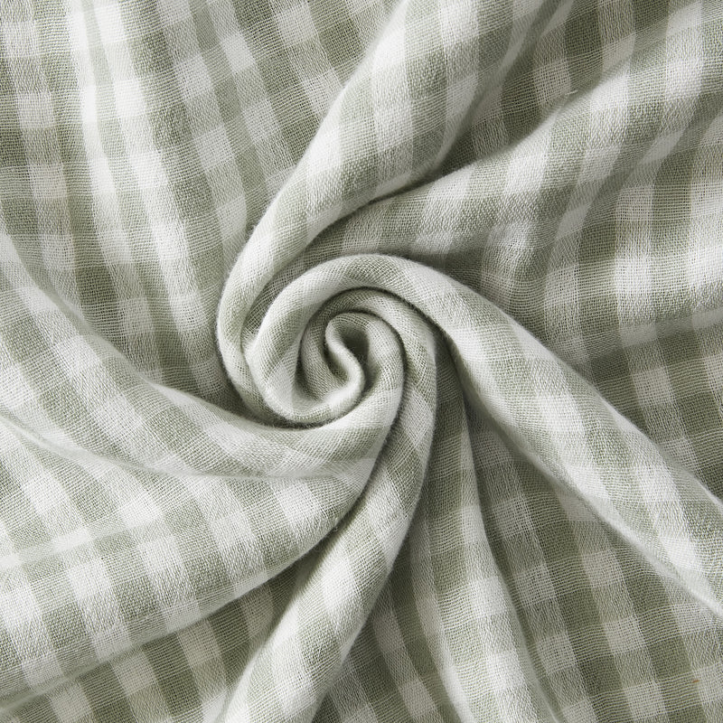 Coussin - Gaze De Coton - Vickie - Eucalyptus