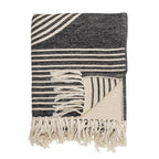 Anek - Set of 2 Throws - Black - Cotton