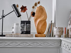 Birka - Jarrón Decorativo - Blanco - Cerámica