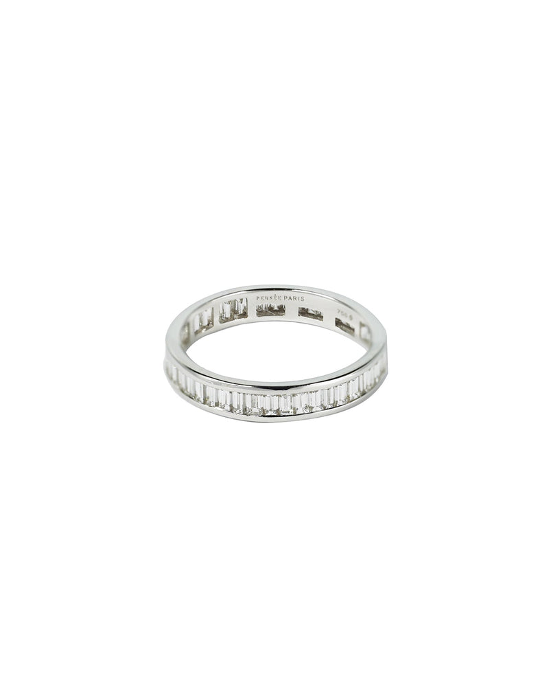 Bague Mariage 47 Diamants Baguette Or Blanc