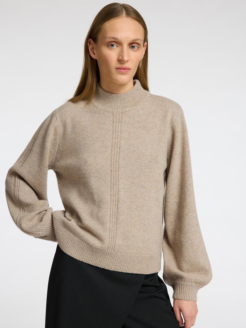 Pull En Maille - Oatmeal - Femme