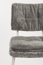 Franck - Dining Room Chair - Polyester - Gray