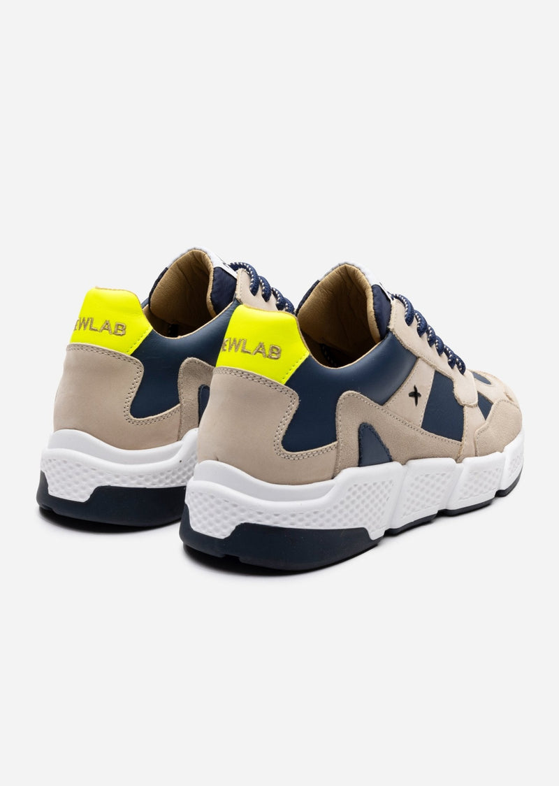 RACER Beige/Navy/Yellow - NEWLAB - NEWLAB