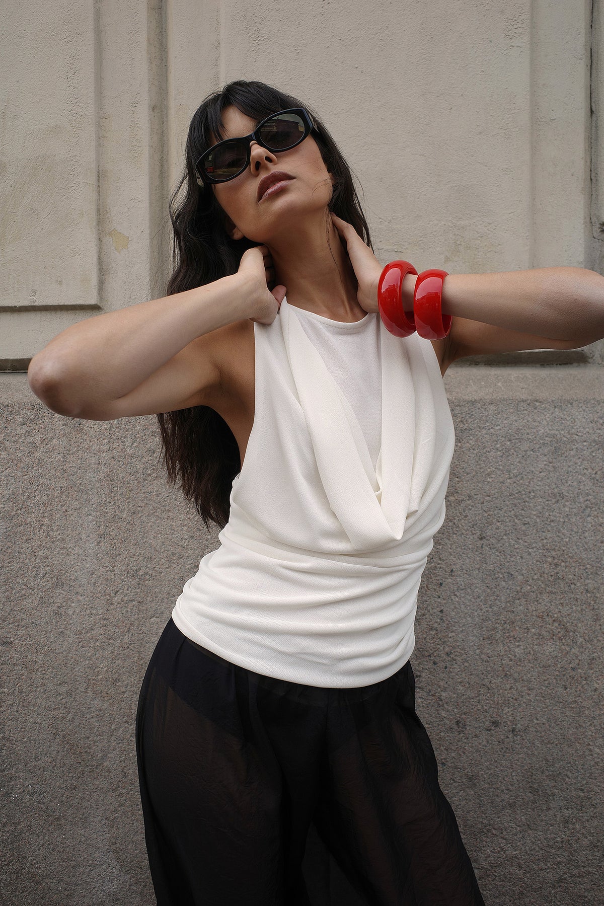 Top Racerback Jersey - Crème