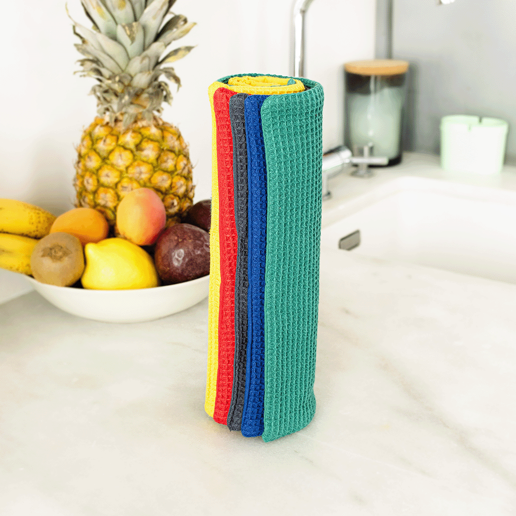 Paño de cocina lavable - 5 colores