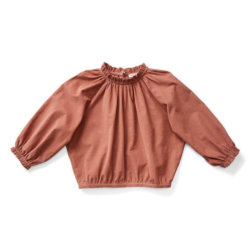 Blusa de henna Ramona - Selección Soor Ploom disponible en amaetc.com, concept store ecológico para niños