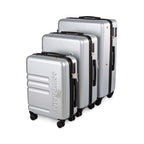 Set van 3 Ruimtebesparende Koffers - Handbagage + Maat L + Maat XL