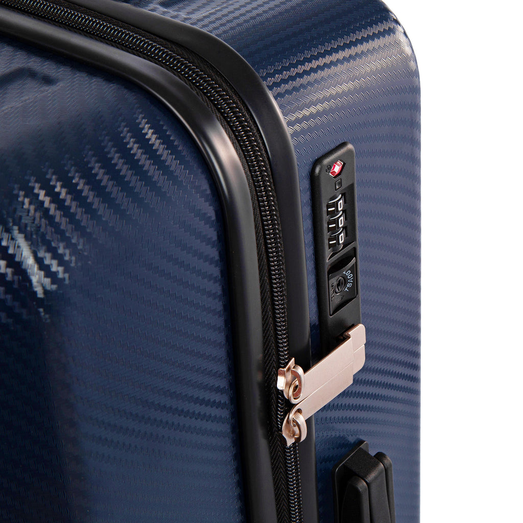 Set van 3 Ruimtebesparende Koffers - Handbagage + Maat L + Maat XL