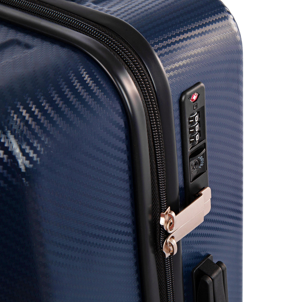 Set van 3 Ruimtebesparende Koffers - Handbagage + Maat L + Maat XL