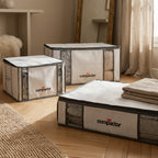 Lot 3 Housses De Rangement Sous Vide - Tailles M + L + XXL