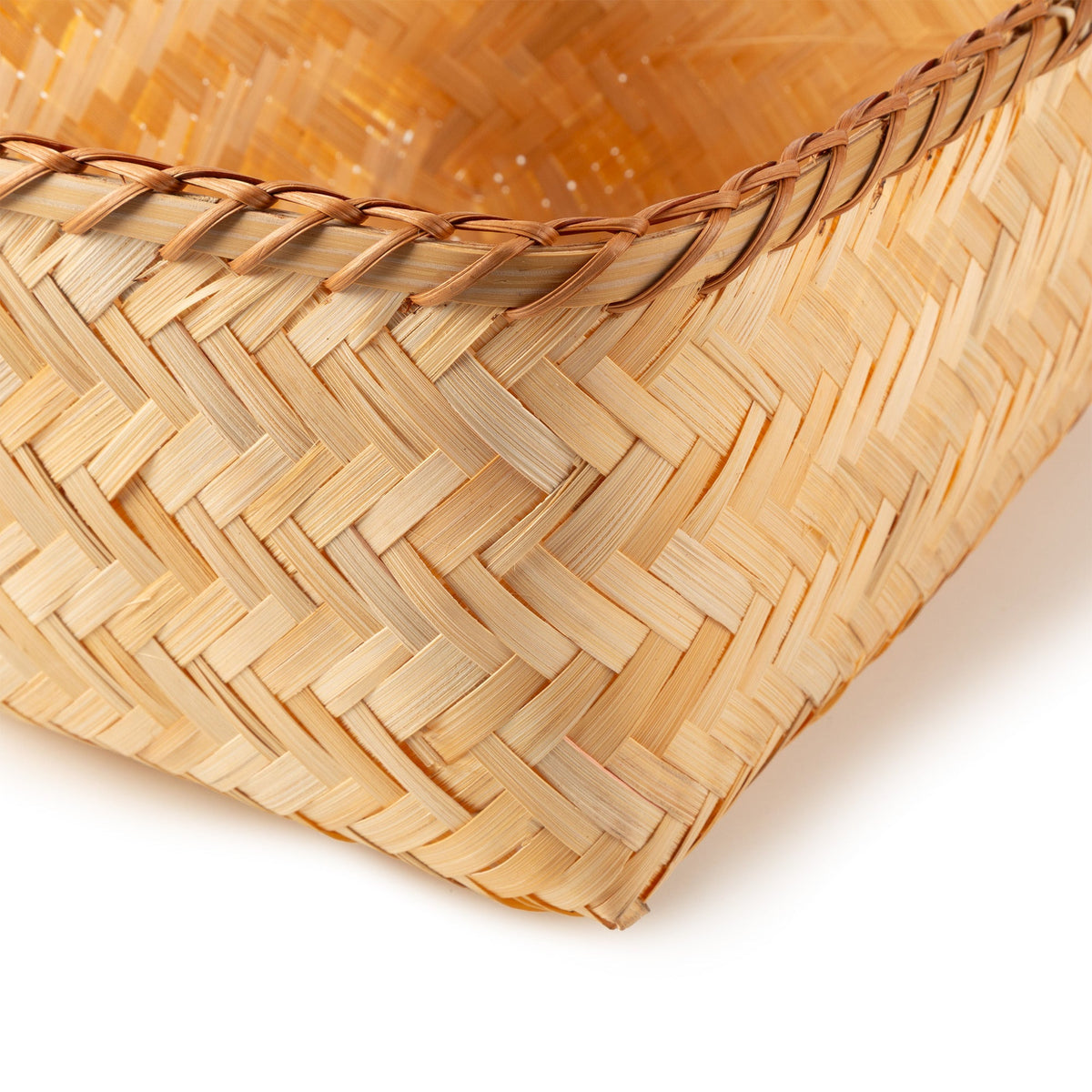 Panier De Rangement Bambou Tressé M
