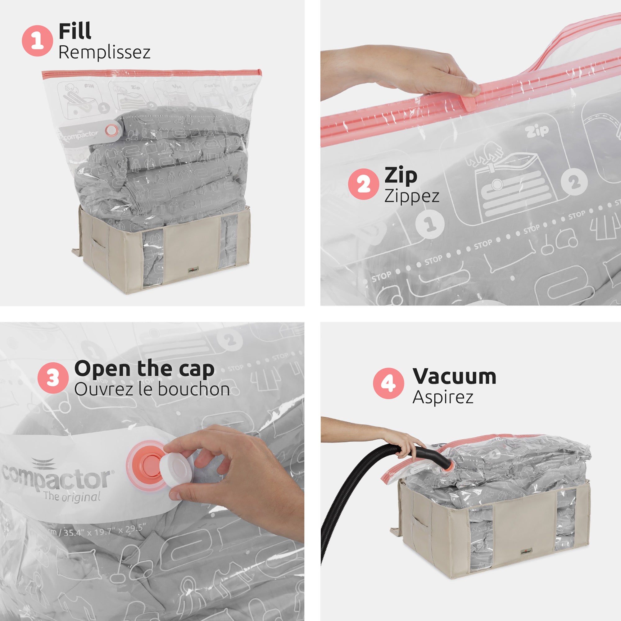 Housse De Rangement Sous Vide Xxl