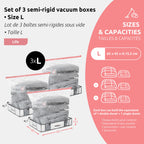 Lot 3 Housses Rangement Sous Vide L