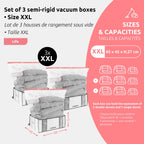 Lot 3 Housses Rangement Sous Vide Xxl