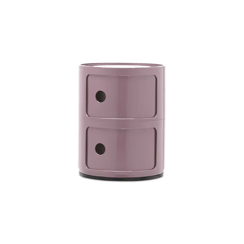 Table De Chevet Violet 2 Tiroirs Componibili - Kartell