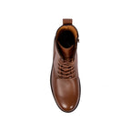 Ranger Boots Cuir Grainé Marron - Homme