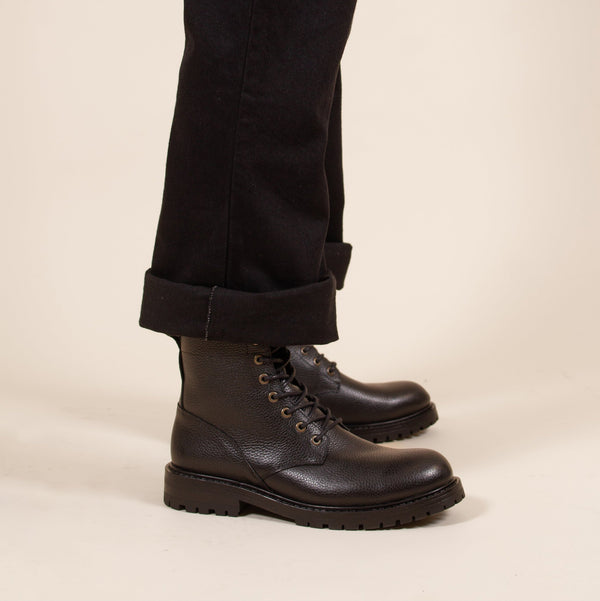 Ranger boots generfd leer zwart - Heren