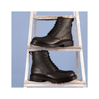Ranger Boots Cuir Grainé Noir - Homme