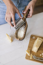 Acacia Cheese Grater - Brown