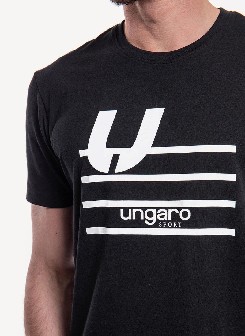 Ungaro Sport - Tee-Shirt Raphael - Black - Homme