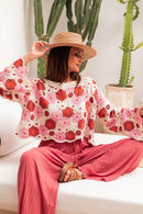 RAQUEL Rose - Maille Crochet