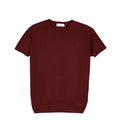 Jersey Cuello Redondo Holgado - Rojo Cranberry - Mujer