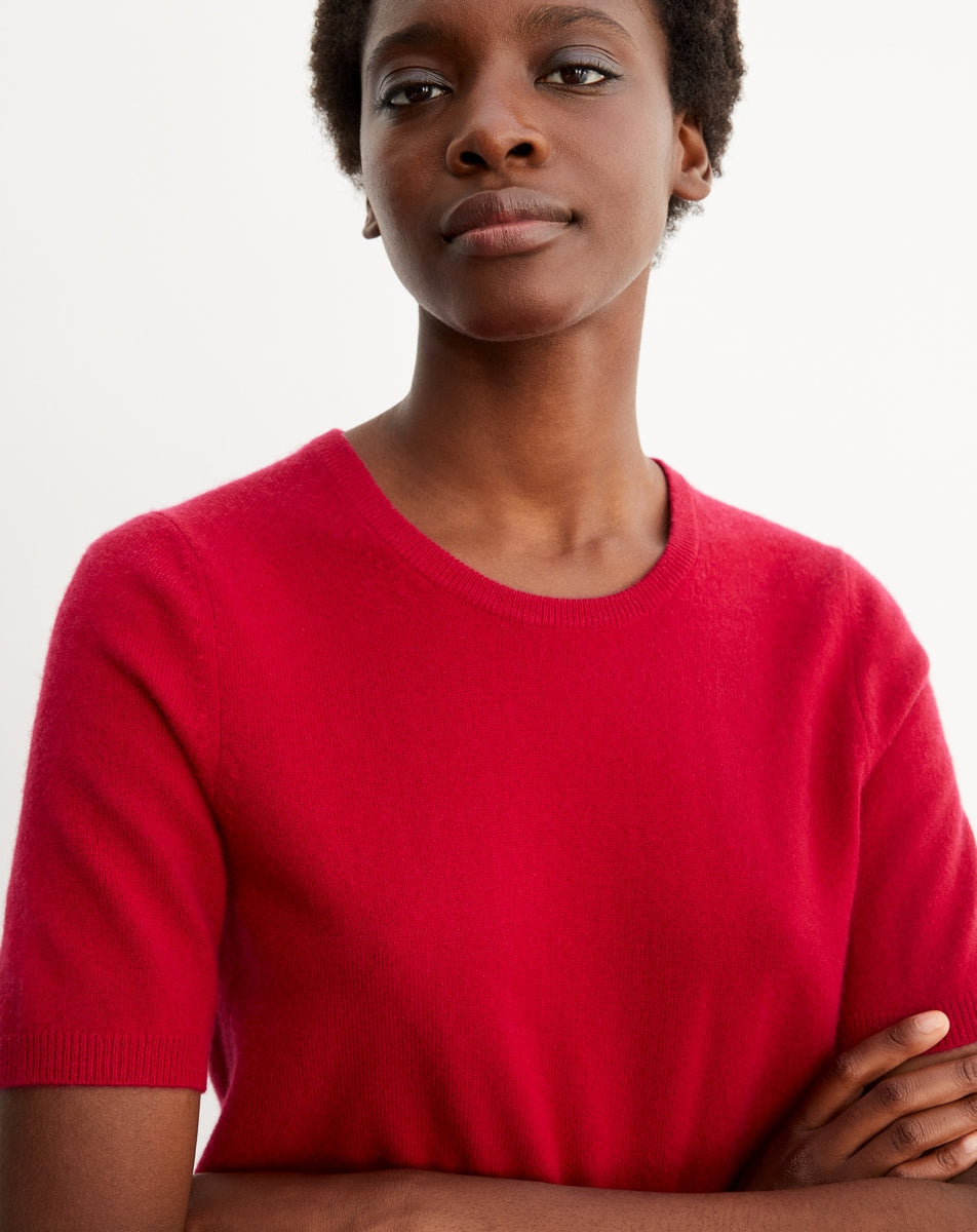 Classic Short-Sleeve Crew Neck Jumper - Nepal - Women