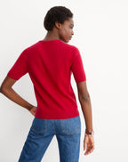 Classic Short-Sleeve Crew Neck Jumper - Nepal - Women