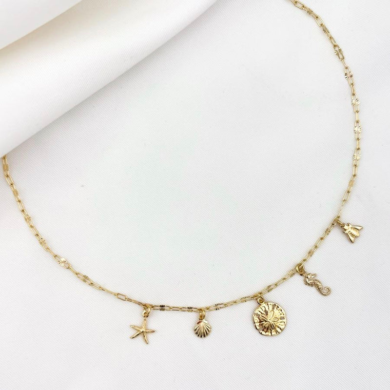 Starfish Necklace - Gold