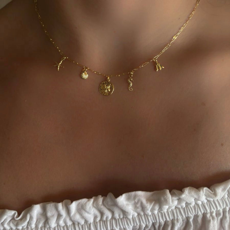 Starfish Necklace - Gold