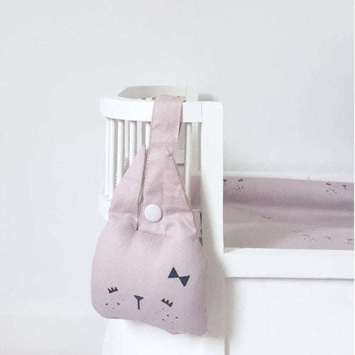 Fabelab - Hochet À Suspendre Lapin Rose