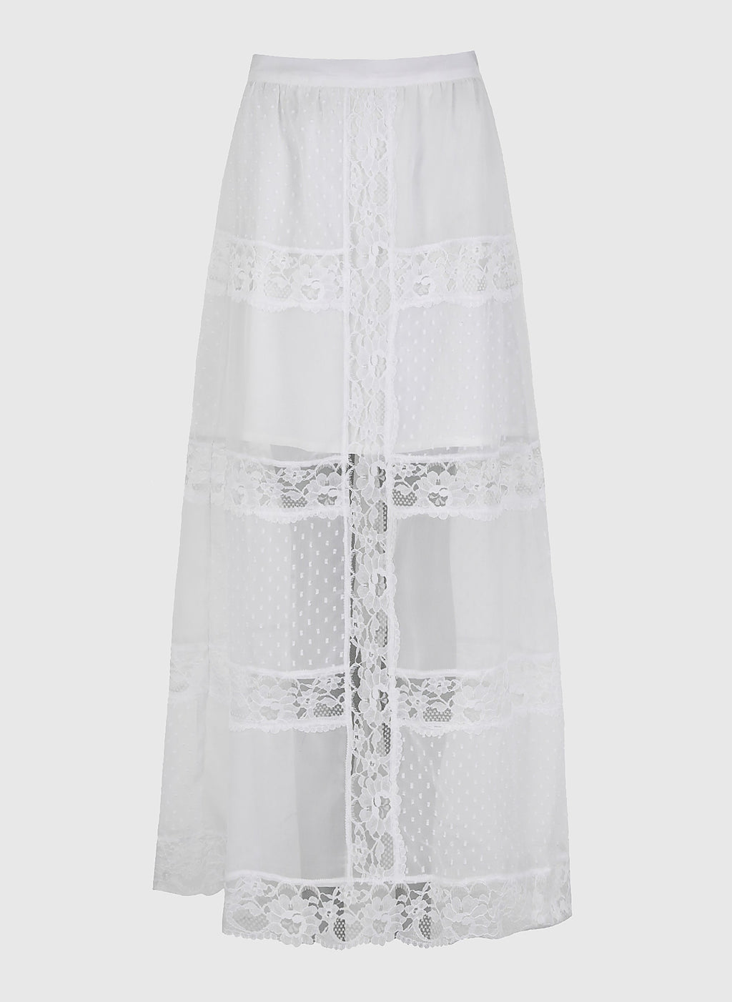 Jupe Longue Ravila Blanc