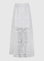 Jupe Longue Ravila Blanc